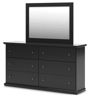 Maribel Full Panel Bed, Dresser, Mirror and Nightstand
