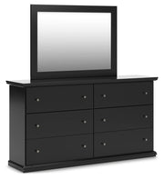 Maribel Twin Panel Bed, Dresser, Mirror and Nightstand
