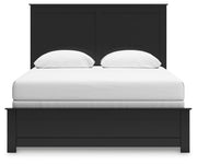 Maribel Queen Panel Bed with Dresser, Mirror and 2 Nightstands