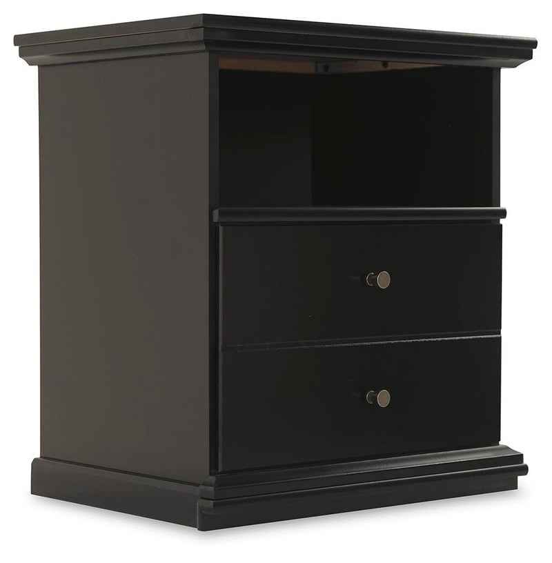 Maribel Twin Panel Bed and Nightstand