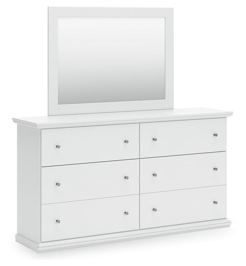 Bostwick Shoals King Panel Bed, Dresser, Mirror and 2 Nightstands