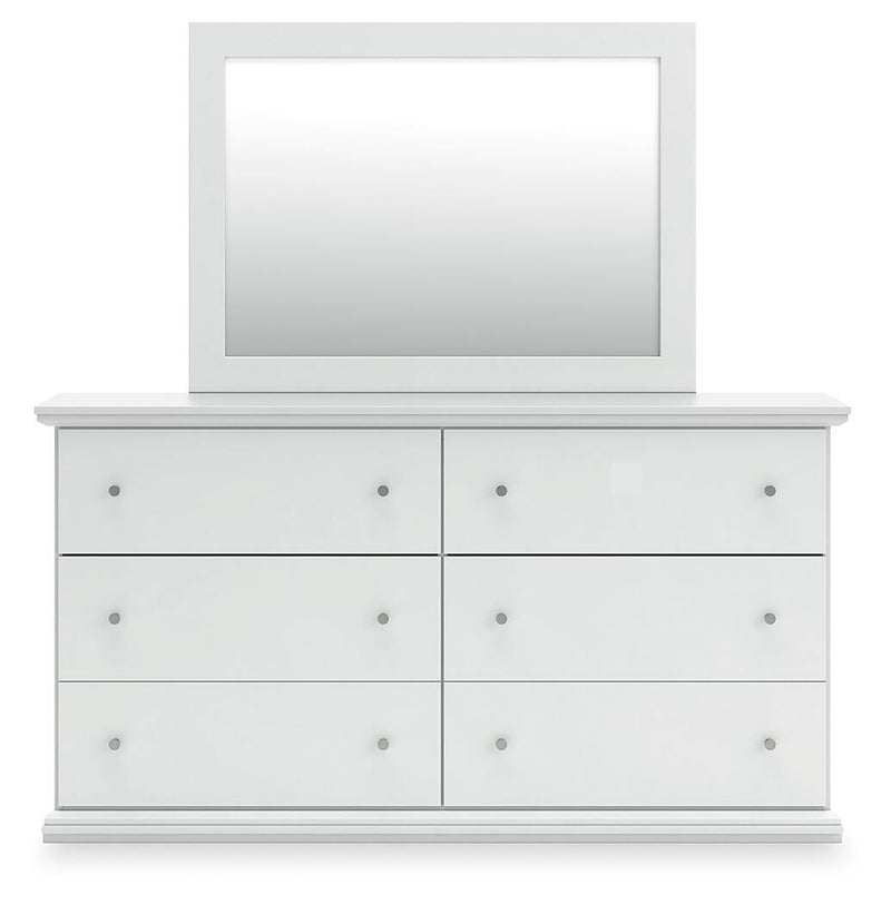 Bostwick Shoals King Panel Bed, Dresser, Mirror, Chest and 2 Nightstands