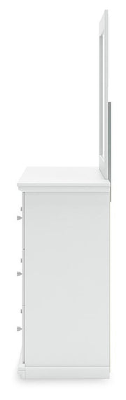 Bostwick Shoals Twin Panel Bed, Dresser, Mirror and Nightstand