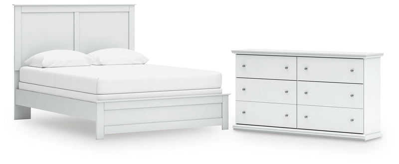 Bostwick Shoals Queen Panel Bed and Dresser
