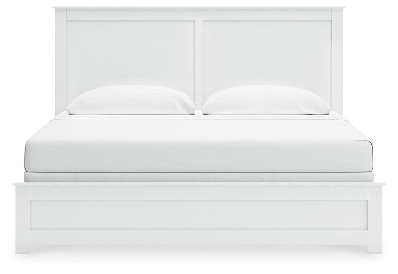 Bostwick Shoals King Panel Bed, Dresser, Mirror and 2 Nightstands
