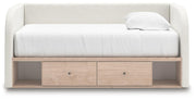Arloster Twin Upholstered Day Bed with Storage