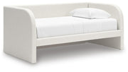Arloster Twin Upholstered Day Bed, Dresser and Mirror