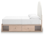 Arloster Full Upholstered Panel Bed with Storage