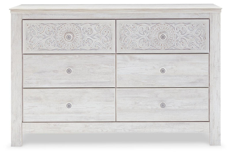 Paxberry Queen Panel Bed, Dresser, 2 Chests and 2 Nightstands