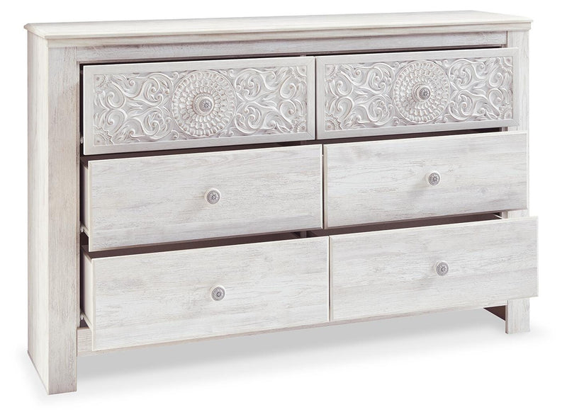 Paxberry Full Panel Bed, Dresser and Nightstand