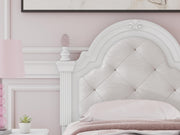 Kozlani Twin Upholstered Panel Bed with Storage