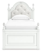 Kozlani Twin Upholstered Panel Bed with Storage