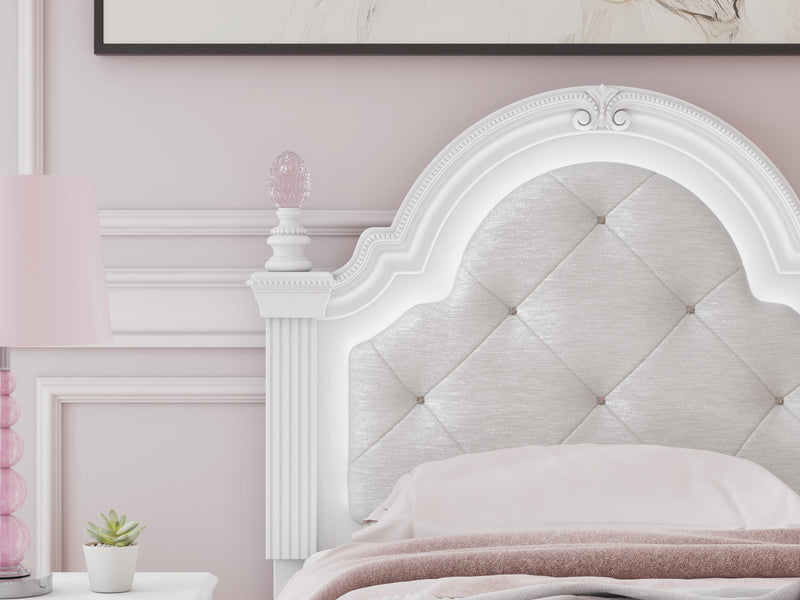Kozlani Twin Upholstered Panel Headboard