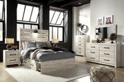 Cambeck Full Panel Bed with 2 Storage Drawers