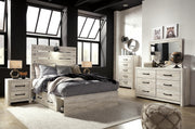Cambeck Full Panel Bed with 4 Storage Drawers