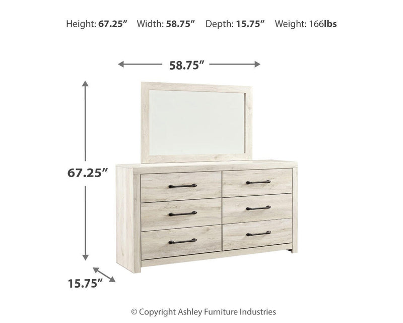 Cambeck Full Storage Bed, Dresser and Mirror