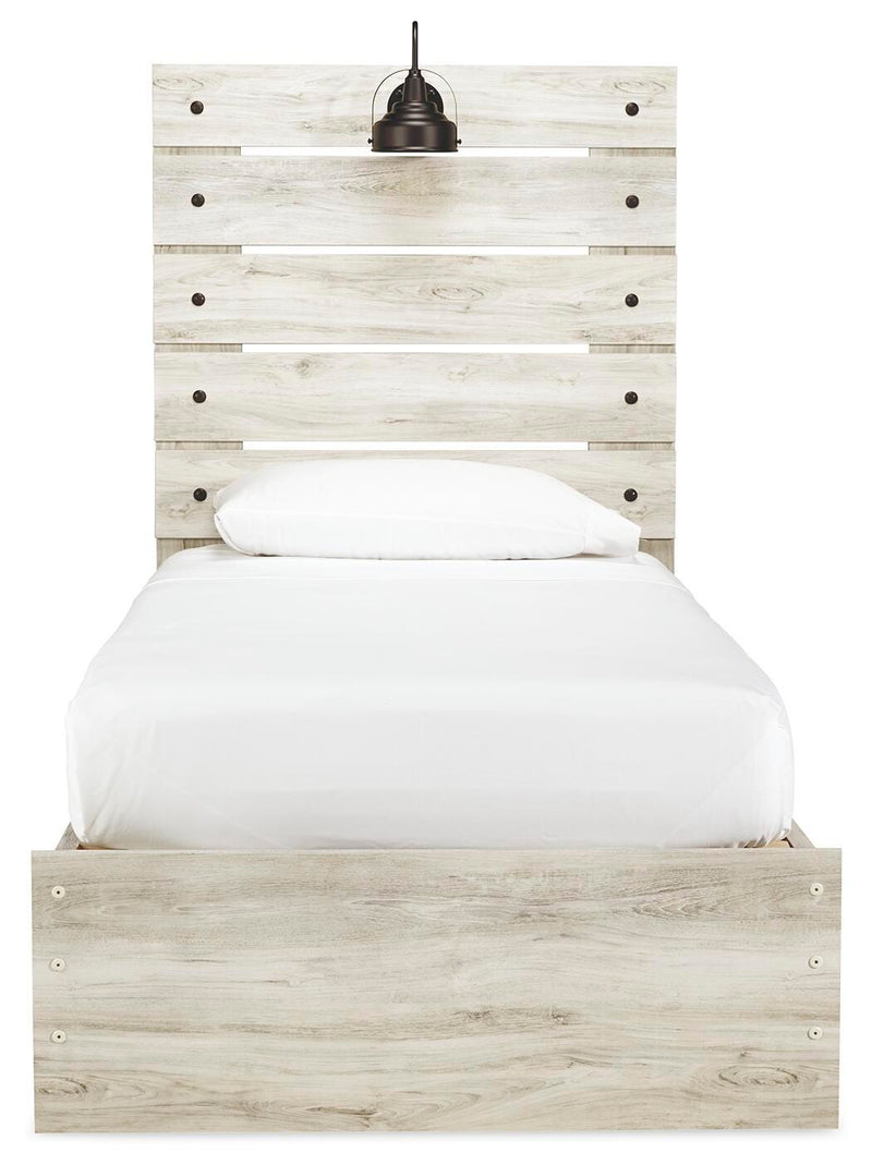 Cambeck Twin Storage Bed, Dresser, Mirror and Nightstand