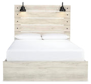 Cambeck Queen Panel Bed with Storage, Dresser, Mirror and Nightstand