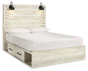 Cambeck Queen Panel Bed with Storage, Dresser and Nightstand