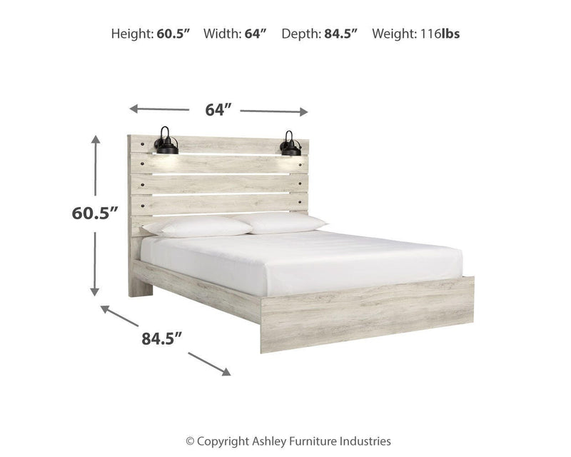 Cambeck Queen Panel Bed, Dresser, Mirror and Nightstand