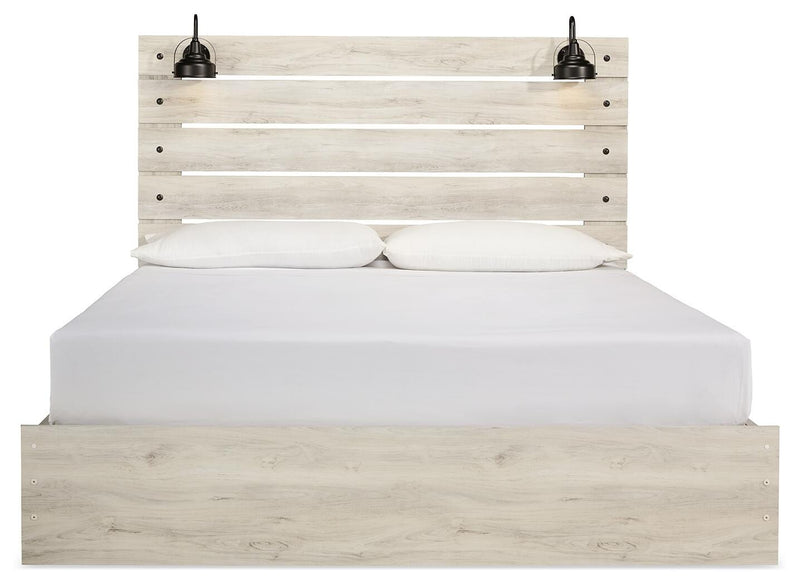 Cambeck King Storage Bed, Dresser, Mirror and 2 Nightstands