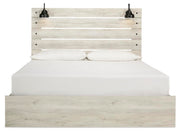 Cambeck King Panel Bed with Storage, Chest and 2 Nightstands