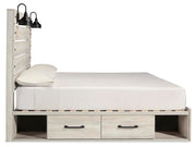 Cambeck King Panel Bed with Storage, Dresser, Mirror and Chest