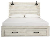 Cambeck King Panel Storage Bed, 2 Chests and 2 Nightstands