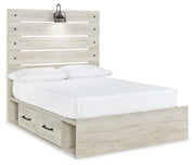Cambeck Full Panel Bed with Storage, Dresser and Nightstand