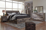 Derekson King Panel Bed with 6 Storage Drawers