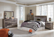 Derekson Full Panel Headboard, Chest and Nightstand
