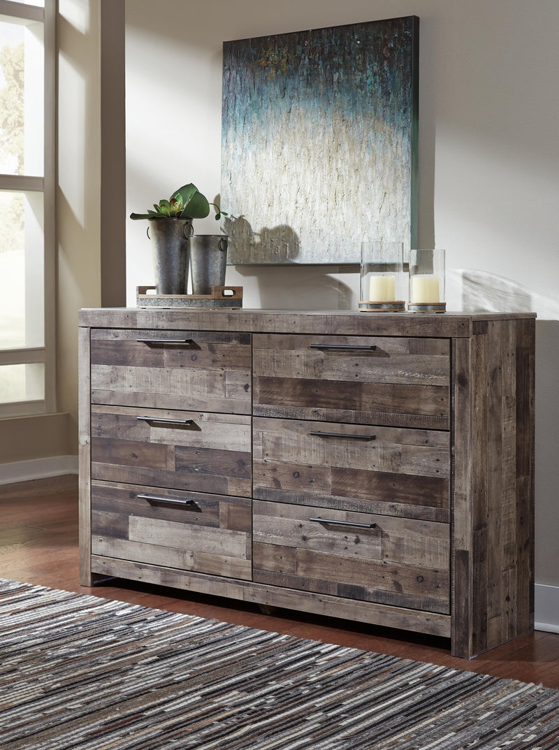 Derekson King Storage Bed, Dresser and Chest