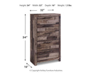 Derekson Queen Panel Headboard, Dresser, Chest and Nightstand