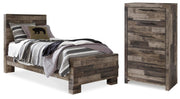 Derekson Twin Panel Bed and Chest