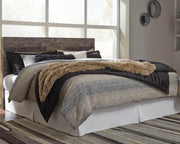 Derekson King Panel Headboard, Dresser, Mirror and Nightstand
