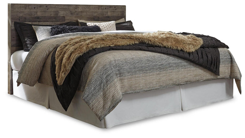 Derekson King Panel Headboard, Dresser, Mirror and Nightstand