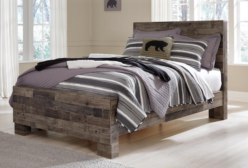 Derekson Full Panel Bed, Dresser and Chest