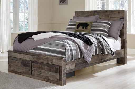 Derekson Full Panel Storage Bed with Nightstand