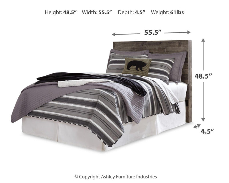 Derekson Full Panel Headboard, Dresser and Nightstand