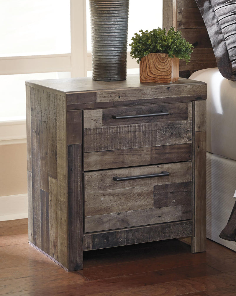 Derekson Queen Panel Storage Bed, Dresser, Chest and Nightstand