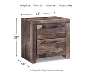 Derekson Queen Panel Headboard, Dresser, Chest and Nightstand