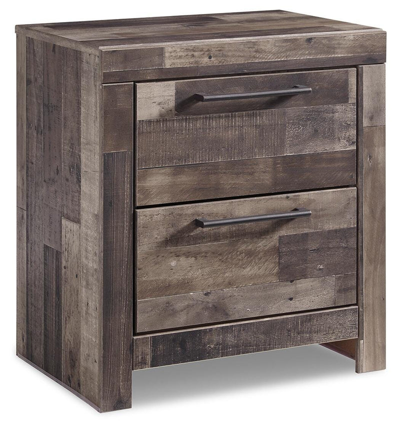 Derekson Twin Panel Bed, Dresser and Nightstand