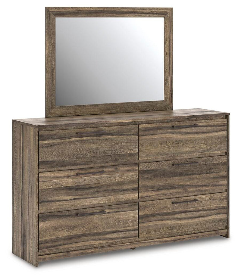 Elbrim Full Panel Bed, Dresser and Mirror