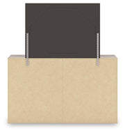 Elbrim Full Panel Storage Bed, Dresser and Mirror
