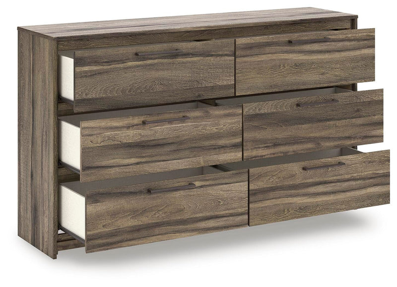Elbrim Queen Panel Storage Bed, Dresser and Nightstand