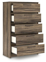 Elbrim King Panel Storage Bed, Chest and Nightstand