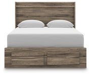 Elbrim Queen Panel Storage Bed, Dresser and Mirror