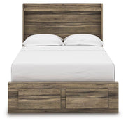 Elbrim Full Panel Storage Bed, Dresser, Mirror and 2 Nightstands