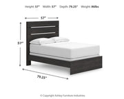 Hollivern Full Panel Bed
