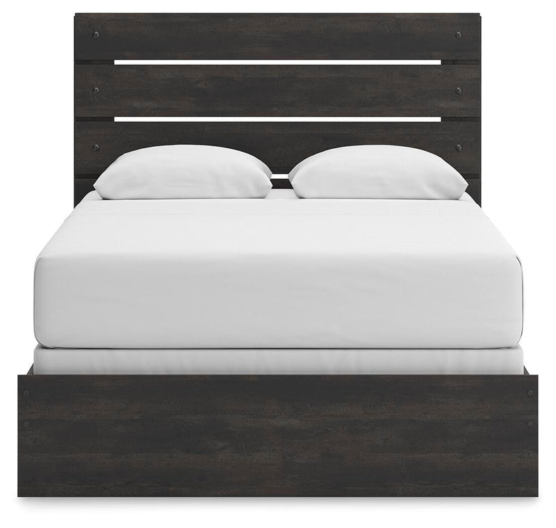 Hollivern Queen Panel Bed, Dresser and Mirror